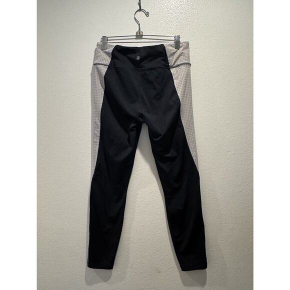 Athleta Women’s Size Medium Colorblock Contender 7/8 Tight Navy Blue Gym Workout - Picture 2 of 8